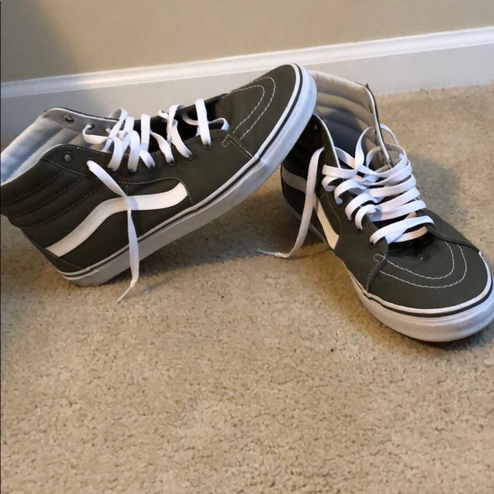 Regular high top vans “Green”